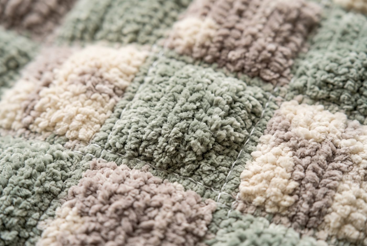Soft sensory blanket texture with even deep-pressure weight